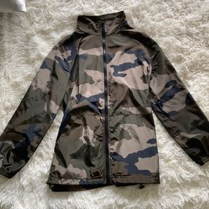 Camo Windbreaker